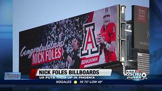 Nick Foles congratulated by U of A in Phoenix