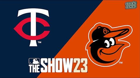 MLB The Show 23 Twins vs Orioles Gameplay PS5