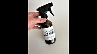 DIY Non-Toxic Stainless Steel Cleaner #shorts