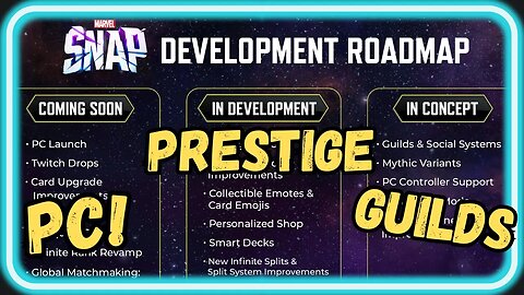 PC Launch, Prestige, And Thinking About New Modes! | Full Roadmap Breakdown Marvel Snap