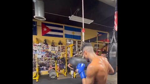 We Take A Look At Blueface Training In The Boxing Gym VLOG