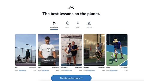 TeachMeTo App offers lessons in tennis & pickleball