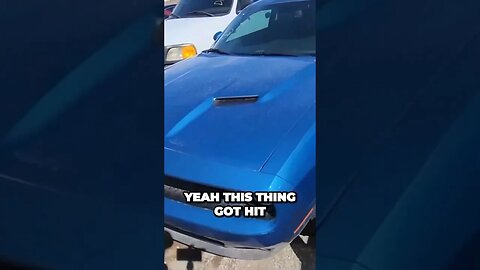 This Challenger Got Smashed! Is It Worth A Rebuild Or Just A Foodstamp Car.