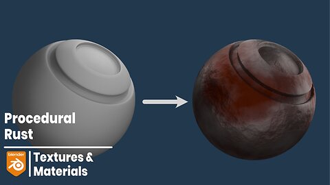 Making a procedural rusted metal material | Blender 4.0 [UPDATED]