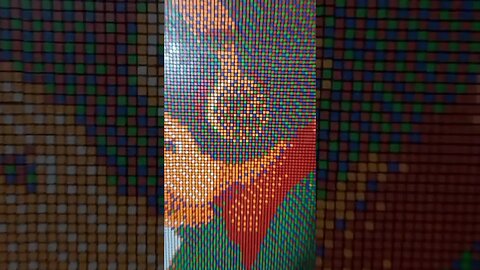 Lofi Girl made from 1200 Rubiks Cubes 🤯