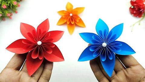 Easy Paper Crafts | How to Make Paper Flowers | DIY Handmade Craft Ideas