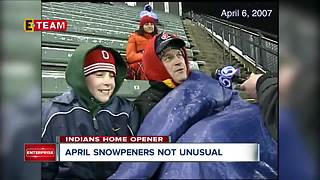April snow showers on Opening Day are not unusual
