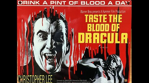 TASTE THE BLOOD OF DRACULA movie trailer Christopher Lee, Hammer