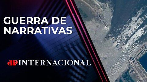 Ucrânia e Rússia trocam acusações sobre destruição de barragem em Nova Kakhovka | JP INTERNACIONAL