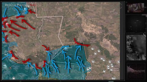 [ Lyman Front ] MASSIVE RIVER CROSSING by Ukraine; Lyman nearing encirclement; Kreminna threatened!