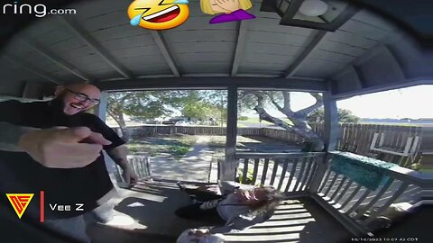 Woman Trips Over Stair Caught on Ring Camera | Doorbell Camera Video