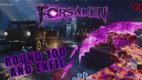 Reaching ROUND 100 and EXFIL on Forsaken | Cold War Zombies