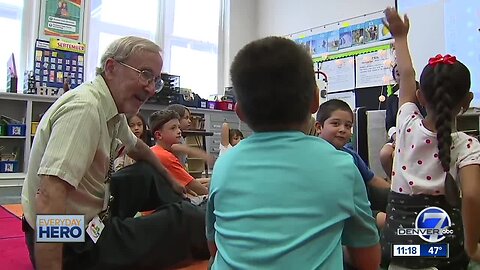 7Everyday Hero: After wife's death, man finds joy volunteering at Boulder elementary school