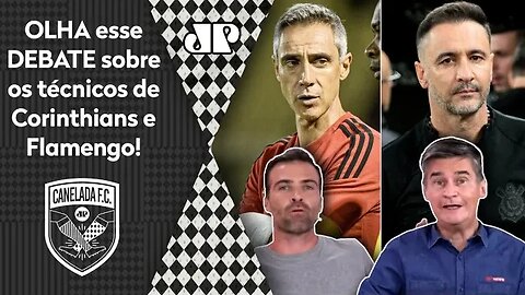 "Cara, o Vítor Pereira PERTO do Paulo Sousa é..." Técnicos de Corinthians e Flamengo GERAM DEBATE!