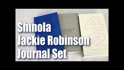 Jackie Robinson Shinola Journals