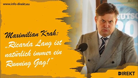 Maximilian Krah (AfD): "Ricarda Lang ist ein Running Gag"