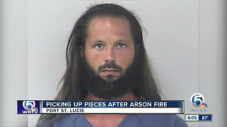 Man arrested for arson/burglary in Port St. Lucie house fire