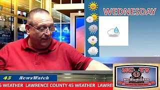 NCTV45 LAWRENCE County 45 WEATHER SUNDAY APRIL 30 2023