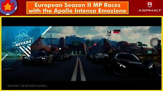 European Season II MP Races with the Apollo Intensa Emozione | Asphalt 9: Legends