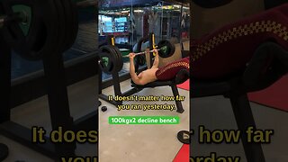 100KGx2 Decline Bench #shorts #youtubeshorts #shortsvideo #viralshorts #fitness #gym #motivation