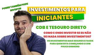 TUDO O QUE PRECISA PRA COMEÇAR A INVESTIR com pouca grana sem Riscos | com tio patinhas tesouro dbb