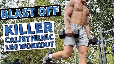 This is HOW You GROW Your LEGS With Calisthenics | Full LOWER BODY Workout For MUSCLE MASS