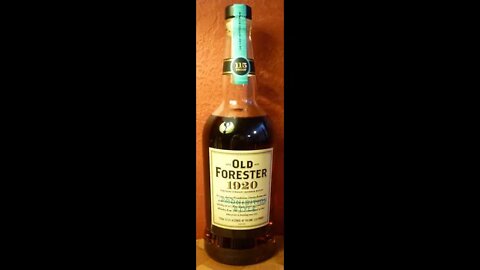 Whiskey Review #112 Old Forester 1920