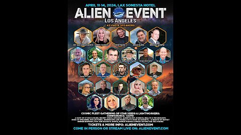 ALIEN EVENT SPEAKER INTRO