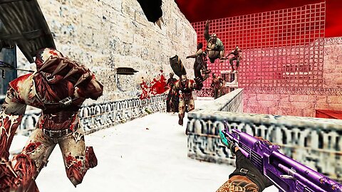 Counter-Strike: Zombie Escape Mod - ze_dust2_xmass_dp2 on Dawn of Dead