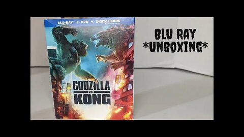 WB GODZILLA VS KONG Blu Ray + DVD + Digital Code Unboxing from Target - by Rodimusbill