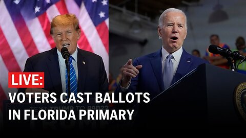 🔴Florida primary LIVE: Watch voters cast ballots in Palm Beach County