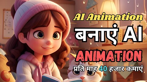 AI Ke Sath Shandar Animation Banayein | $2,146/Mahine Kamayein | Asan Animation Tutorial