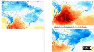 Temperaturas acima de 40 graus vão despencar com chuvas intensas