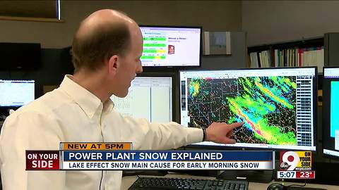 Did power plant cause school-canceling snow?