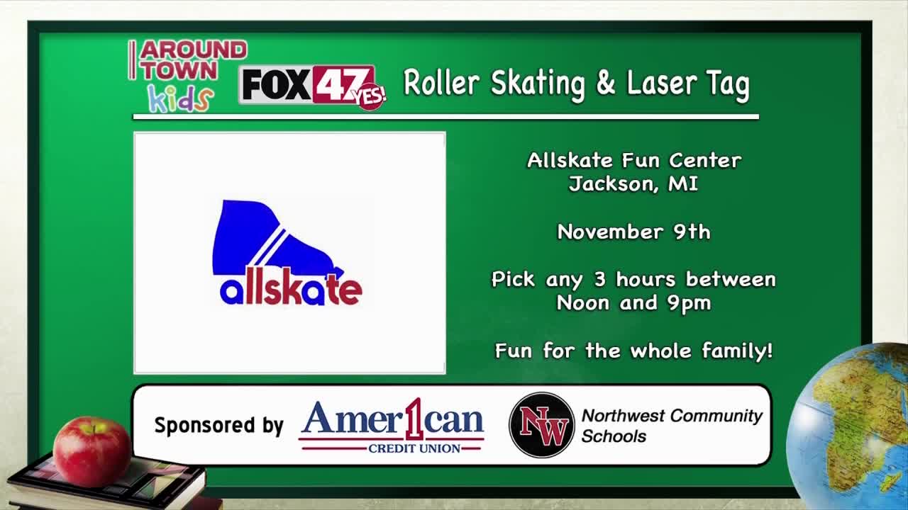 Around Town Kids - Roller Skating & Laser Tag at Allskate Fun Center - 11/8/19