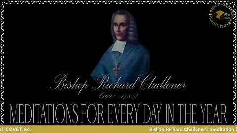 ✠Challoner Meditation: October 6th