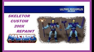 💥 Skeletor Custom 200X Repaint Masters of the Universe Origins