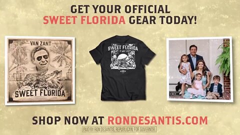 Ron De Santis releases Sweet Florida Official Campaign Song