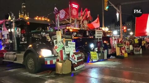 🚛TRUCKERS HONK🚚 FOR FREEDOM ❤️IN OTTAWA🇨🇦