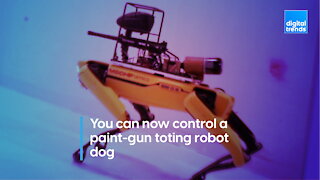 You Can Now Control a Paint-Gun Toting Robot Dog!