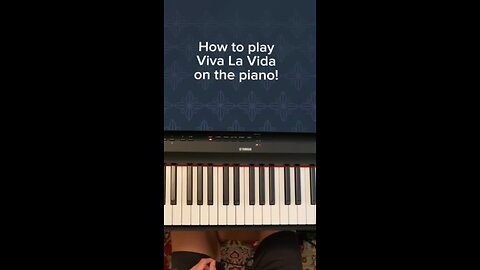 Viva La Vida by Coldplay - Easy piano tutorial