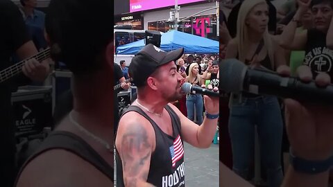 Sean Feucht Times Square Let Us Worship Testimony of LBGTQ Persons Repentance