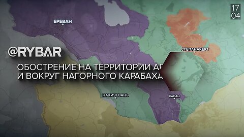 Rybar: Escalation of tensions around Nagorno-Karabakh - Chronology of events.