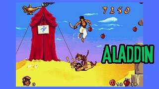 Clássico da Disney | ALADDIN | Sensacional jogo de aventura do Mega Drive