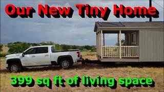 Our New Tiny House - 399 sq ft of Living Space - What Do You Think?