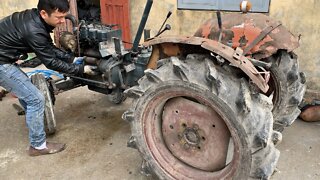 Restoration Old Kubota ZL 2201 Tractor - Tractor Start System Restoration