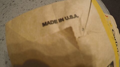 Blasian Babies DaDa Notices That Carl's Jr. To Go Bags Are Made In USA. That's Good Marketing!