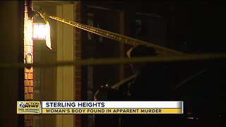 Woman's body found in apparent murder in Sterling Heights