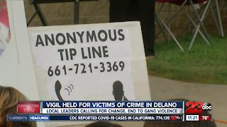 Prayer vigil held at Delano City Hall to honor crime victims