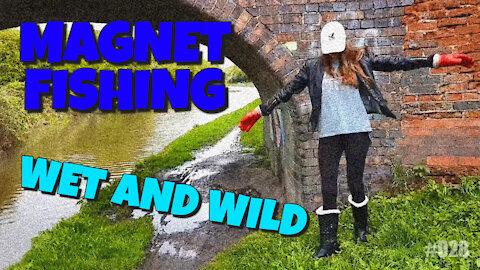 Magnet Fishing Wet and Wild. Good Finds But Very Wet Clothes!